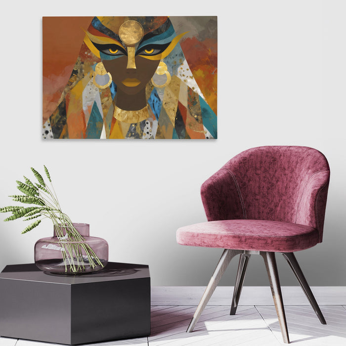 Pharaohs Golden Eyes - Luxury Wall Art