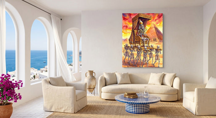 Pharaoh's Procession - Luxury Wall Art