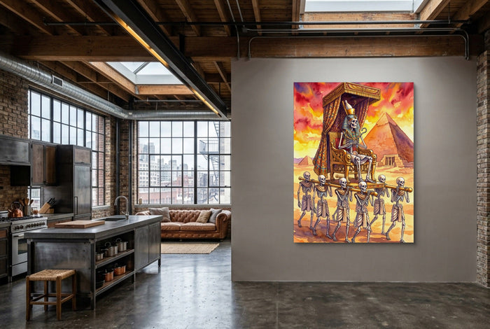 Pharaoh's Procession - Luxury Wall Art