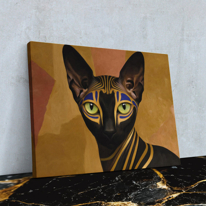 Pharaohs Sacred Cat - Luxury Wall Art