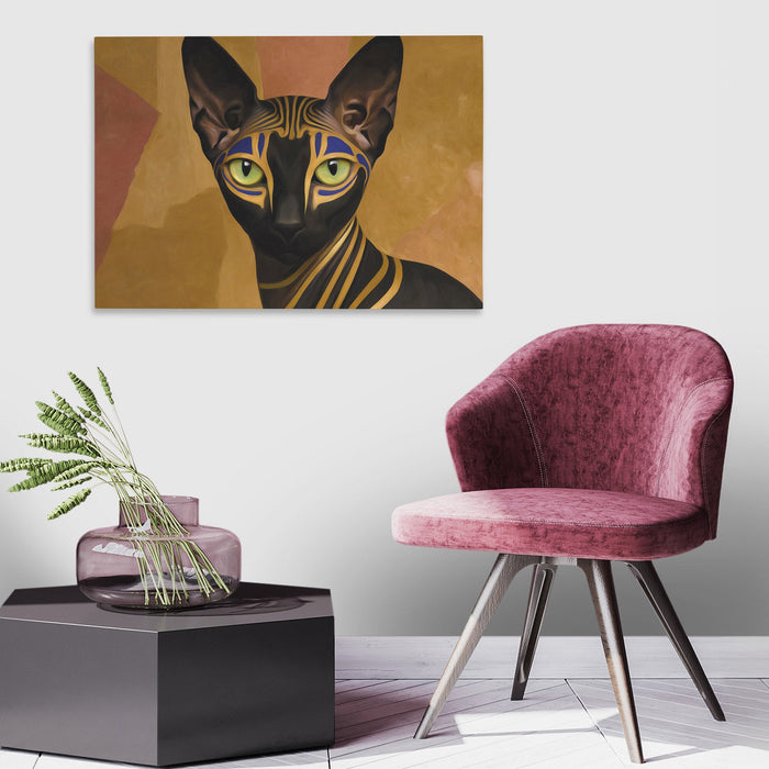 Pharaohs Sacred Cat - Luxury Wall Art