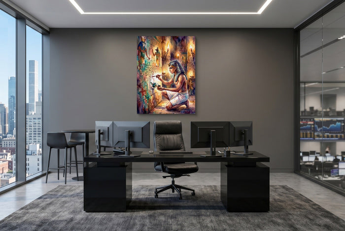 Pharaoh's Wall Script - Luxury Wall Art