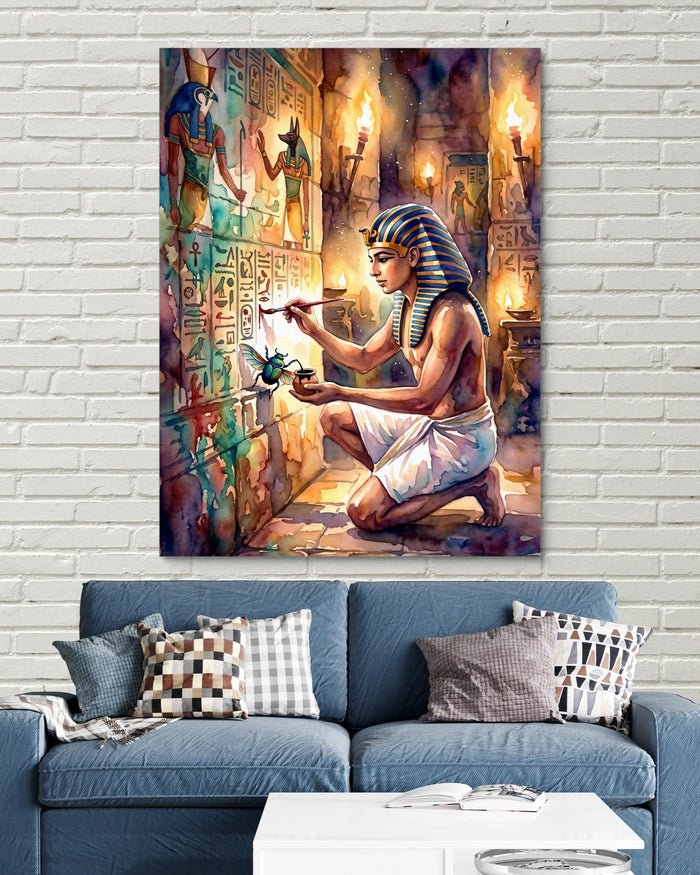 Pharaoh's Wall Script - Luxury Wall Art