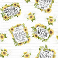 Pillowcase - Sunflower Garden Signs Cotton