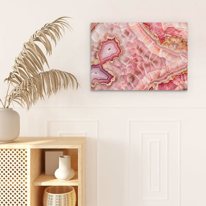 Pink Mineral Mosaic - Crystal Art
