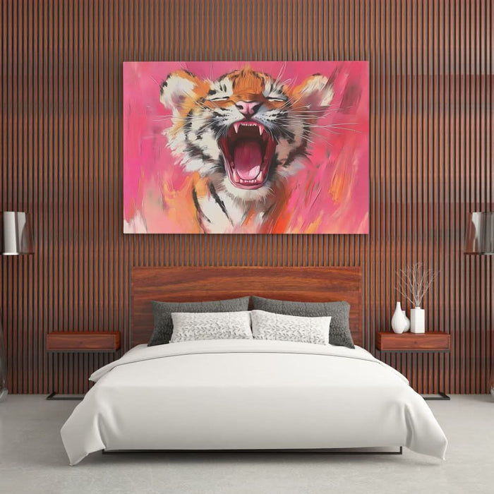 Pink Pride - Large Abstract Canvas Print