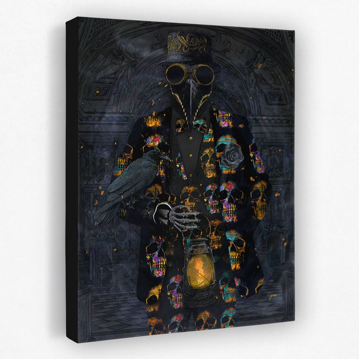 Plague Skulls - Crypto Canvas Wall Art