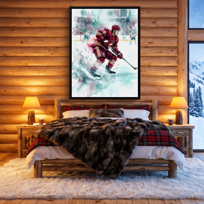 Player's Red Dash — player's red dash sq cozy cabin 1port framed black