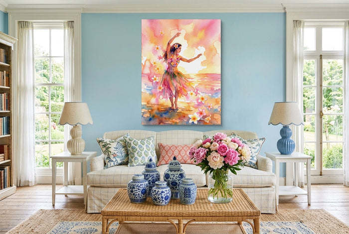 Plumeria Dance - Luxury Wall Art