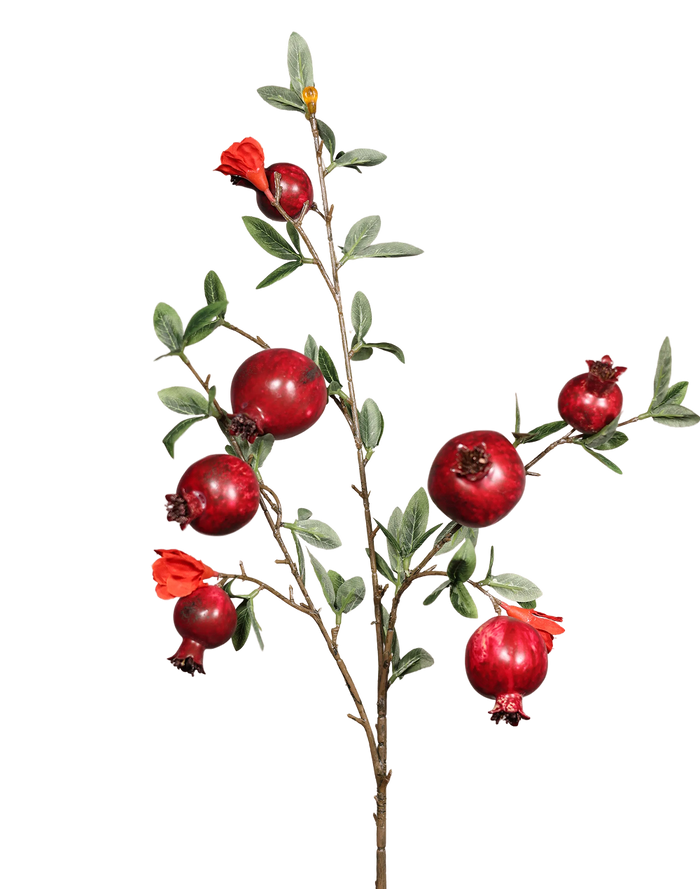 Pomogranate Branch-32" Red