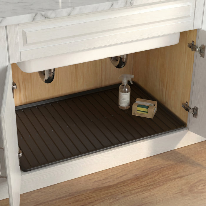 Premium Waterproof Under Sink Mat – 28" × 22" - USM-2822MB