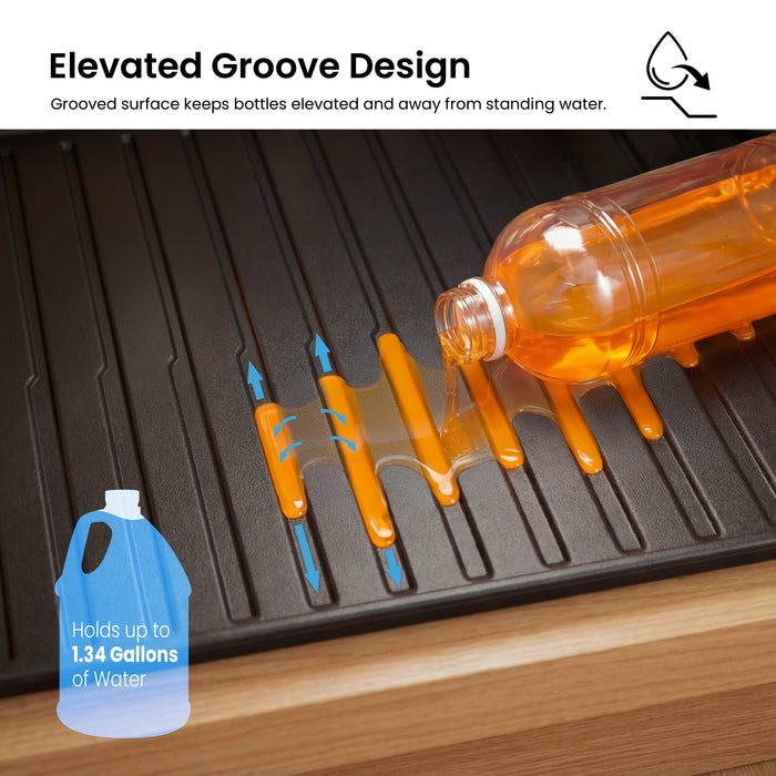 Premium Waterproof Under Sink Mat – 34" × 22" - USM-3422MB