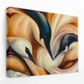 Puddle of Penguins - Animals Canvas Wall Art