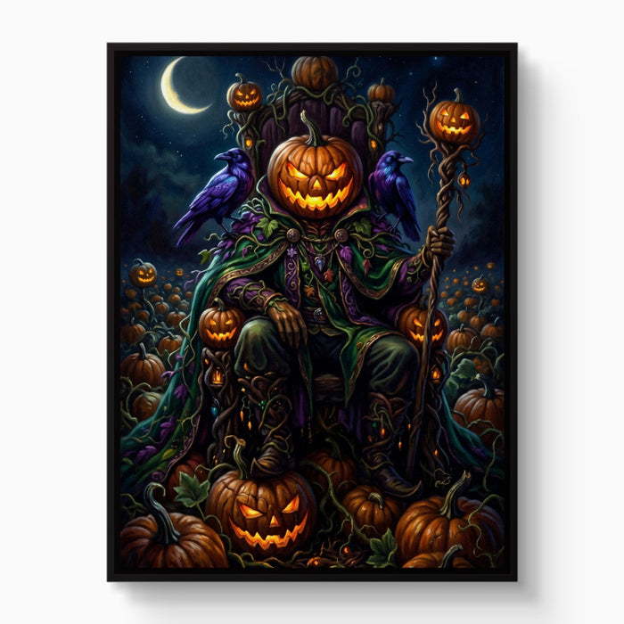 Pumpkin King Enthroned - Luxury Wall Art