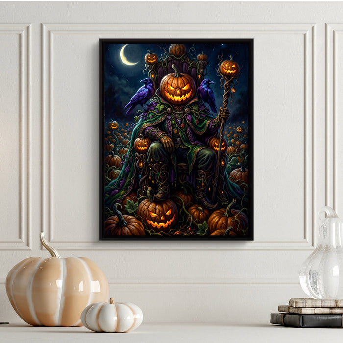 Pumpkin King Enthroned - Luxury Wall Art