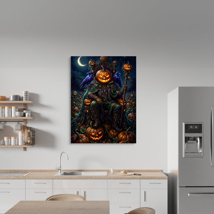 Pumpkin King Enthroned - Luxury Wall Art