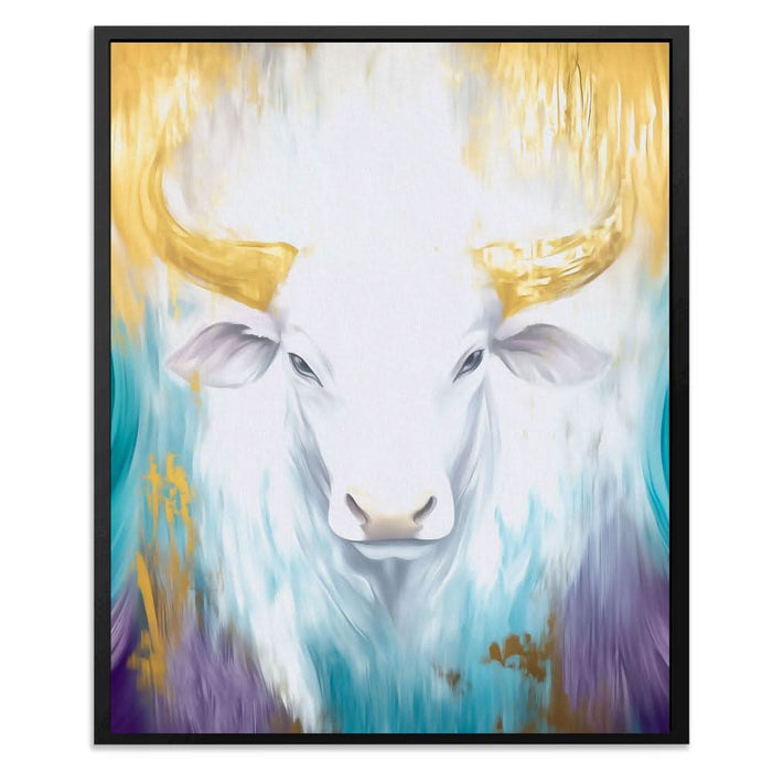 Pure Spirit - Gold Bull Canvas Print