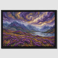 Purple Flower Valley — Purple Flower Valley Close Up Landscape 24