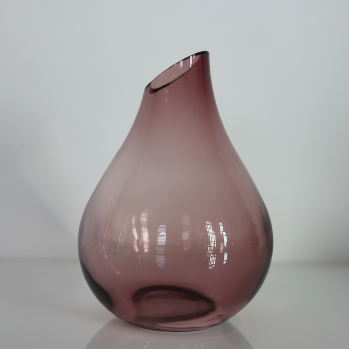 Purple Tear Glass Vase Purple