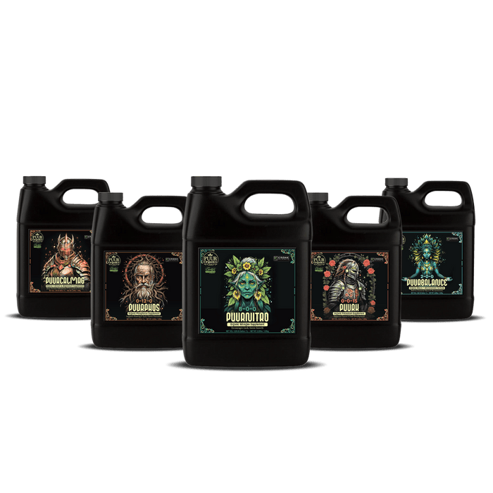PuurGrow Kit – Complete 5 - Part Organic Nutrient System for Soil, Coco & Hydroponics - Ed's Plant Shop
