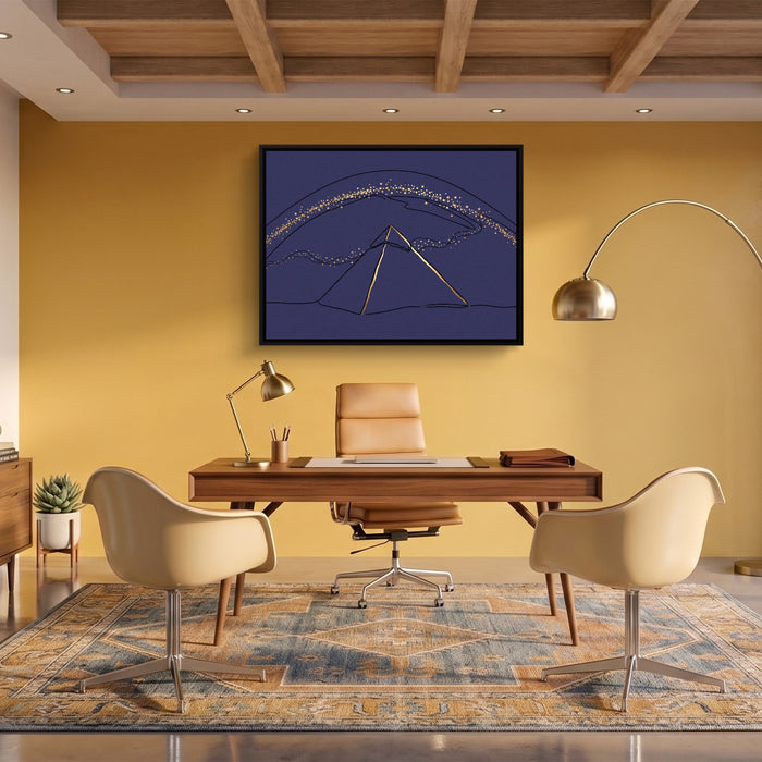 Pyramid Golden Starlight — pyramid golden starlight sq fun office 1land framed black