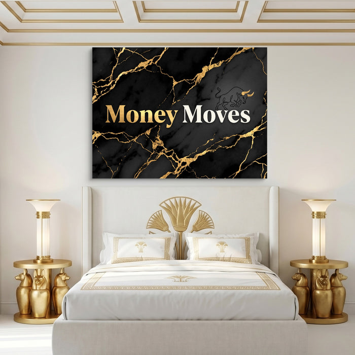 Quote Money Moves — quote money moves sq egyptian isis room 1land flush print