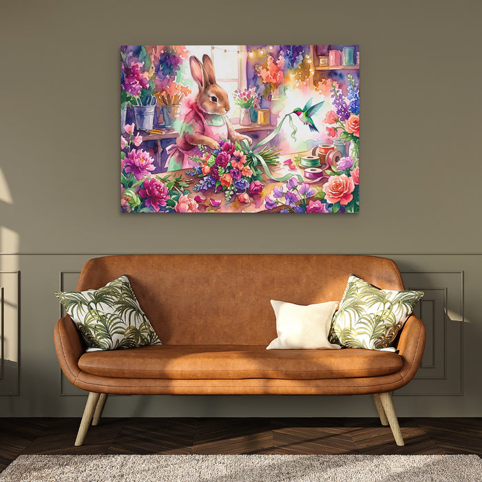 Rabbit Floral Studio — Rabbit Floral Studio Hallway Bench Green 60