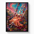 Rabbit Garden Swing - Luxury Wall Art