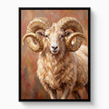 Ram Of The Badlands - Luxury Wall Art