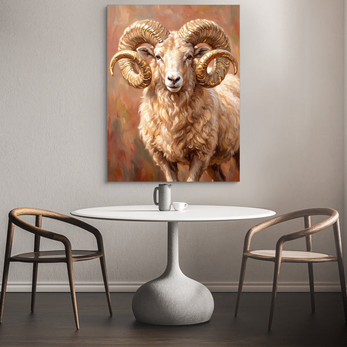 Ram Of The Badlands - Luxury Wall Art