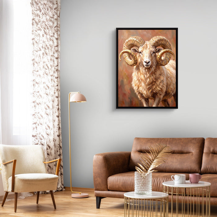 Ram Of The Badlands - Luxury Wall Art