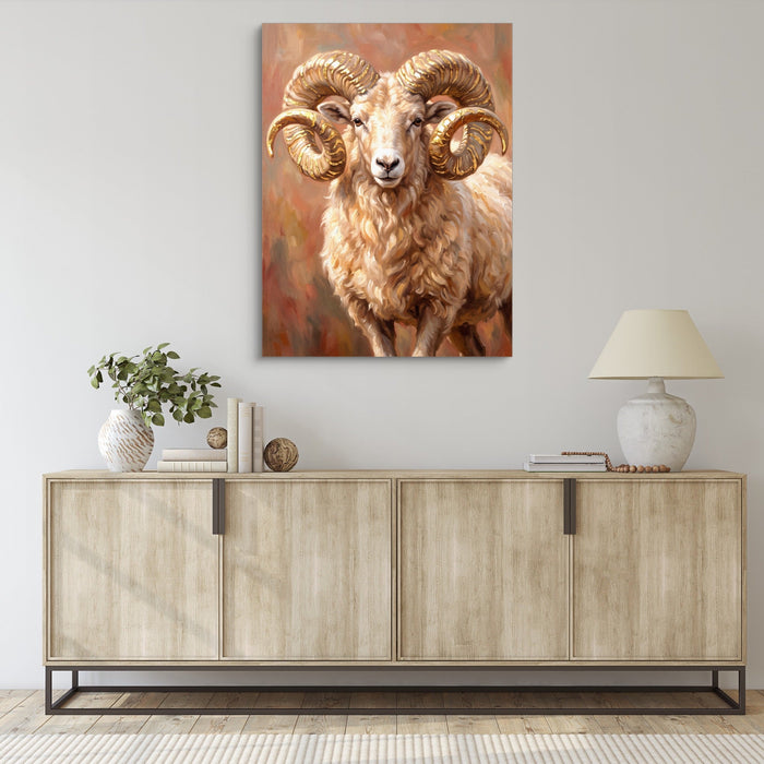 Ram Of The Badlands - Luxury Wall Art
