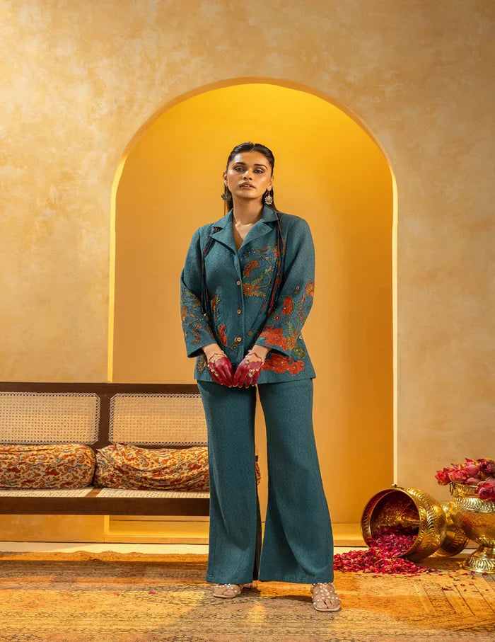 Rangtara Appliqued Blazer Set