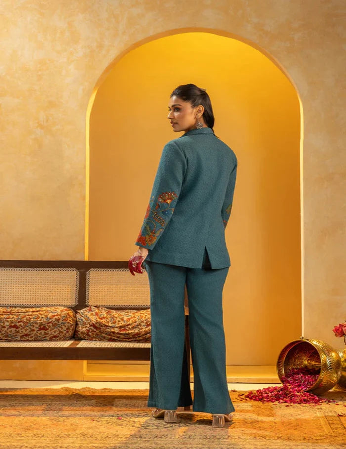 Rangtara Appliqued Blazer Set