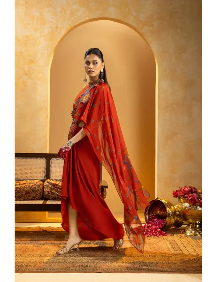 Rangtara Appliqued Saree