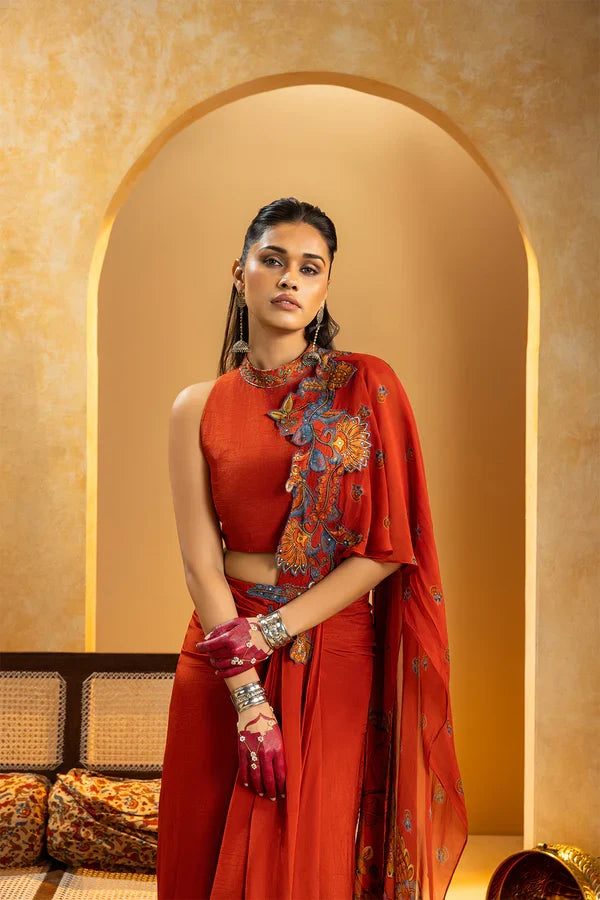 Rangtara Appliqued Saree