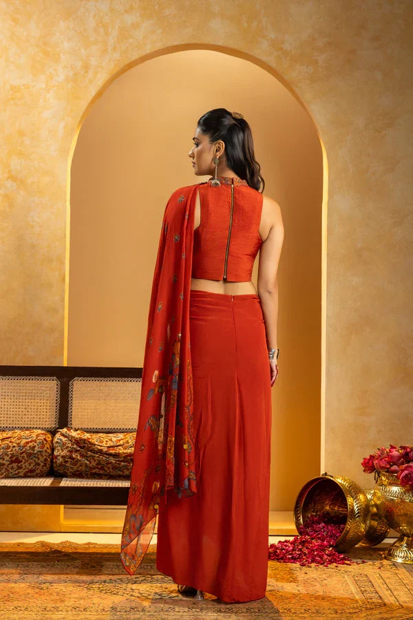 Rangtara Appliqued Saree