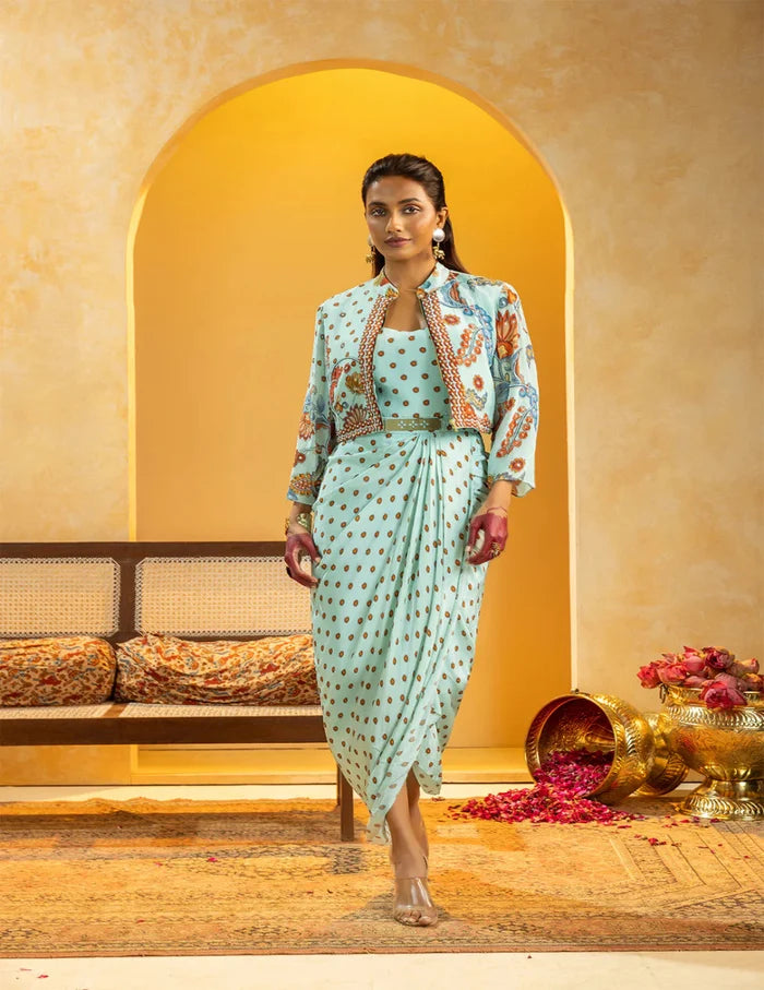 Rangtara Drape Dress Set