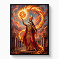 Ra's Fire Orb - Luxury Wall Art