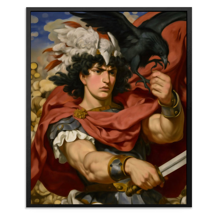 Raven's War Companion - Luxury Wall Art