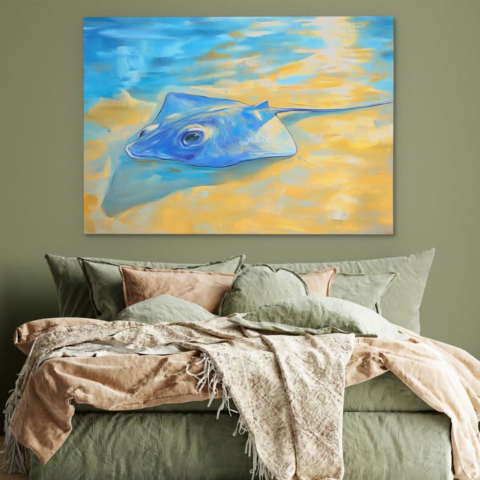 Ray of the Shallows - Wall Art in Black Frame