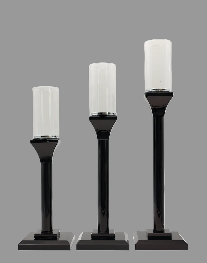 Regal Candle Holder Large Black