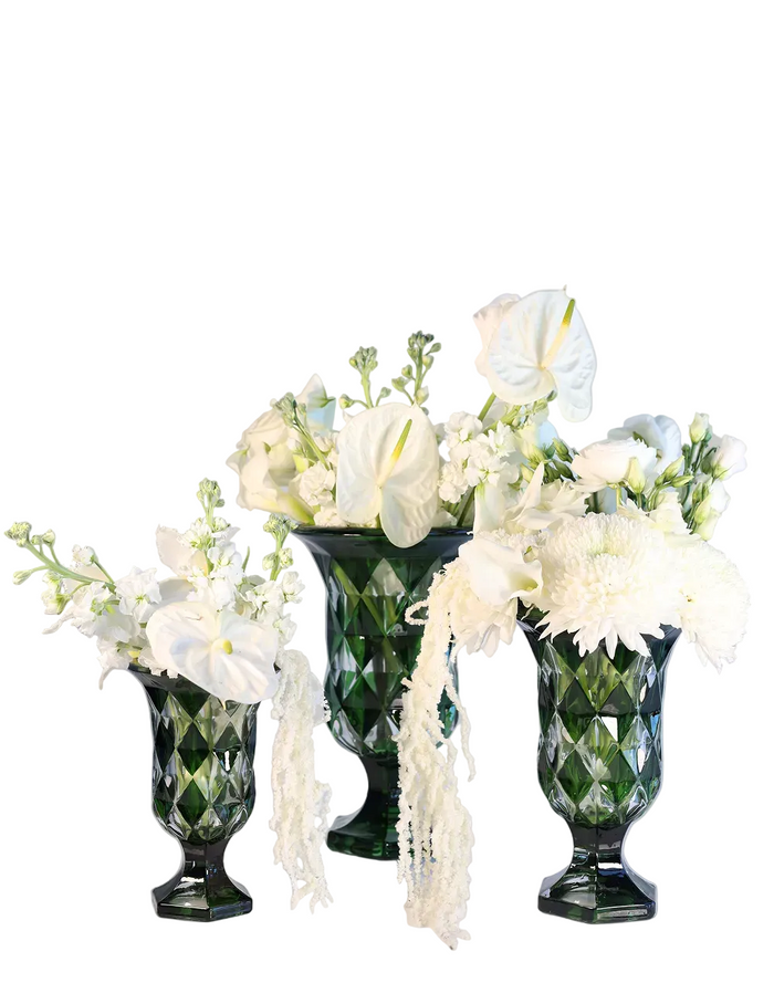 Regal Emerald Crysal Vase