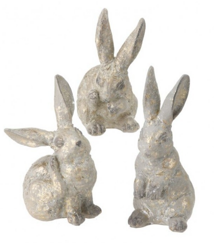 Resin Leafed Bunny