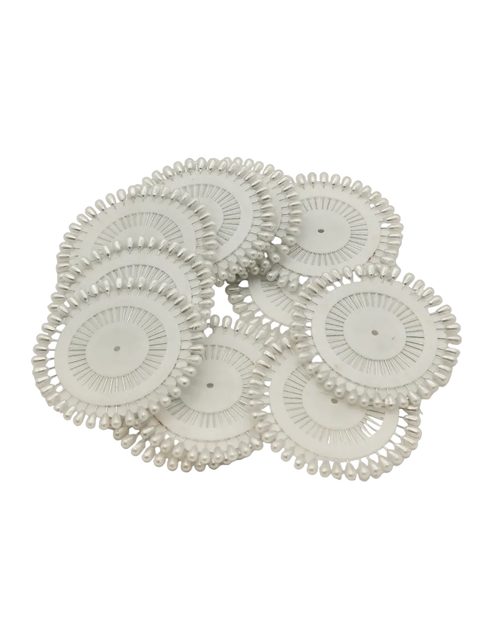 Roll of White Pearl pins - 480pcs per Roll