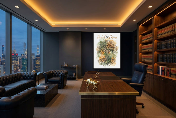 Rooted And Rising - Luxury Wall Art