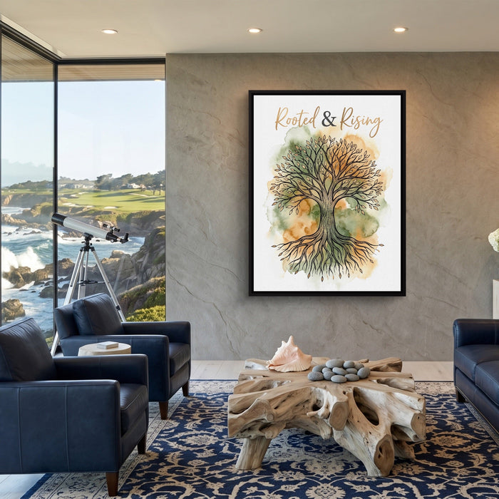 Rooted And Rising - Luxury Wall Art