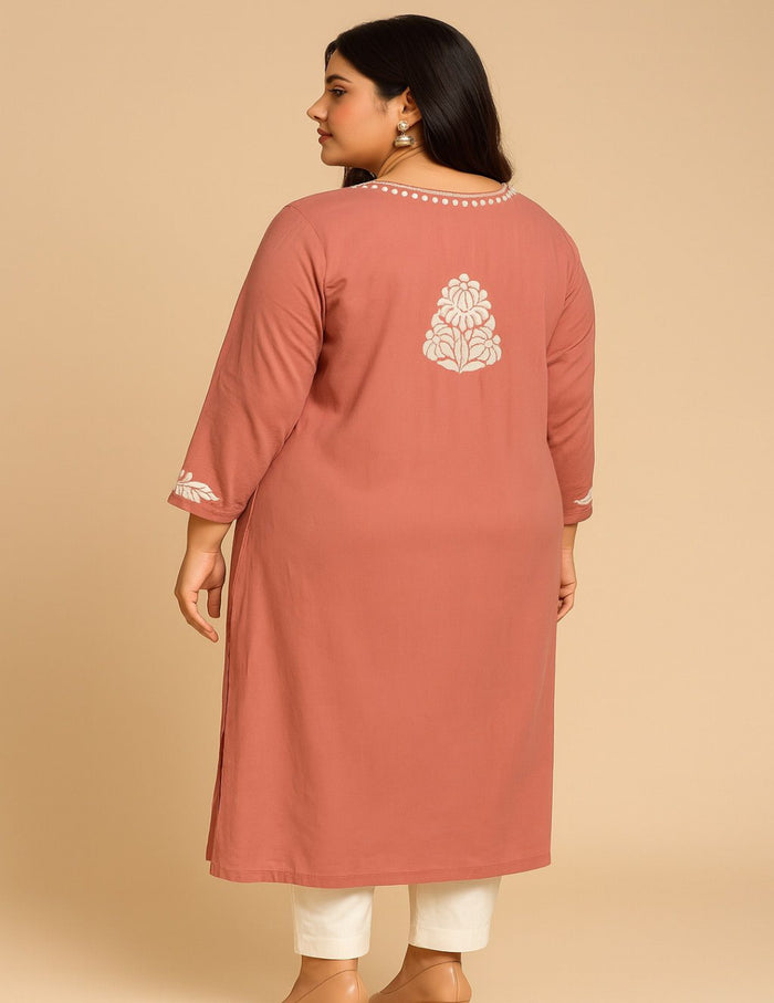 Elegant chikankari kurti online shopping