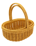 Rovo Round Woven Basket Duo