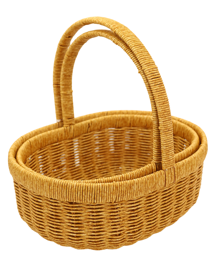 Rovo Round Woven Basket Duo